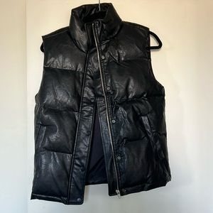 Buddy Love faux leather vest